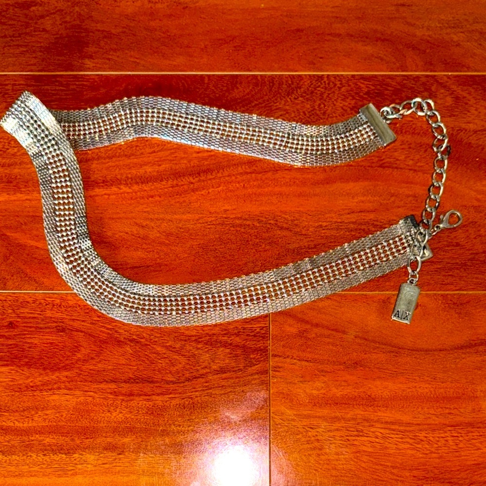 A/X Armani Exchange vintage Silver Chain Belt